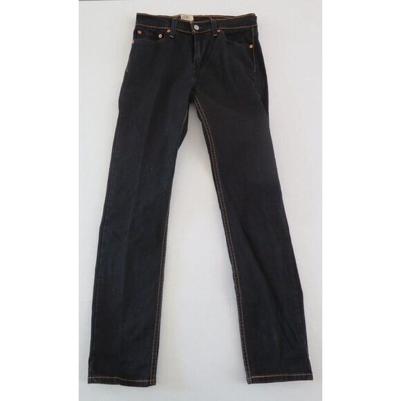 Levi's 511 Men's Sz 29x32 Black Slim Fit Straight Leg Denim Jeans - Picture 1 of 6